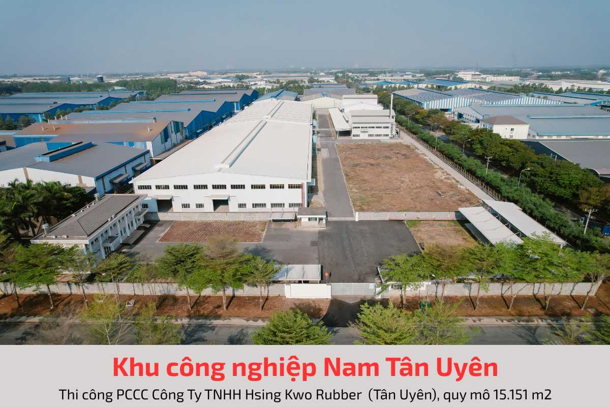 Dự án hệ thống PCCC Khu Công Nghiệp Nam Tân Uyên - Công Ty TNHH Hsing Kwo Rubber (Việt Nam)