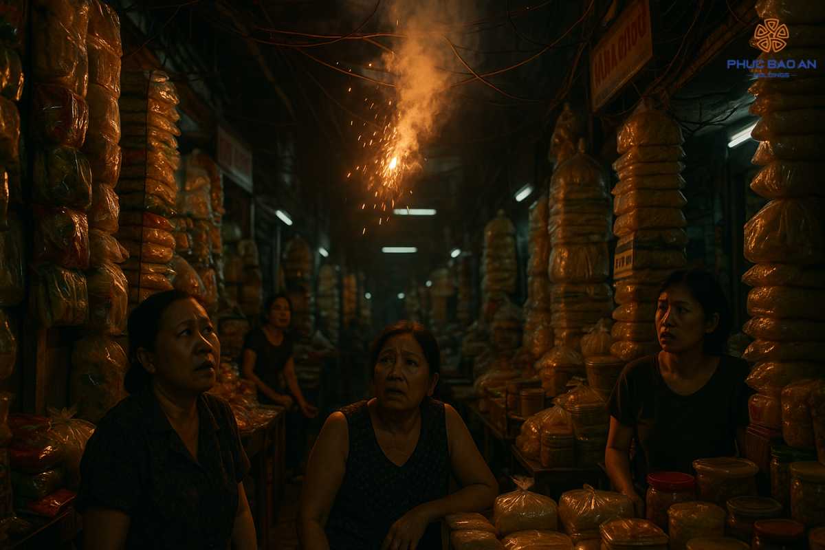 Thực trạng PCCC và Thoát nạn đối với Chợ Trung tâm thương mại