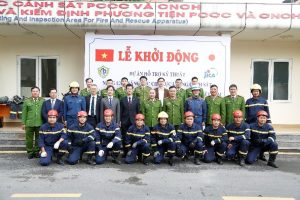 Tập huấn cho lực lượng Cảnh sát PCCC và CNCH Việt Nam