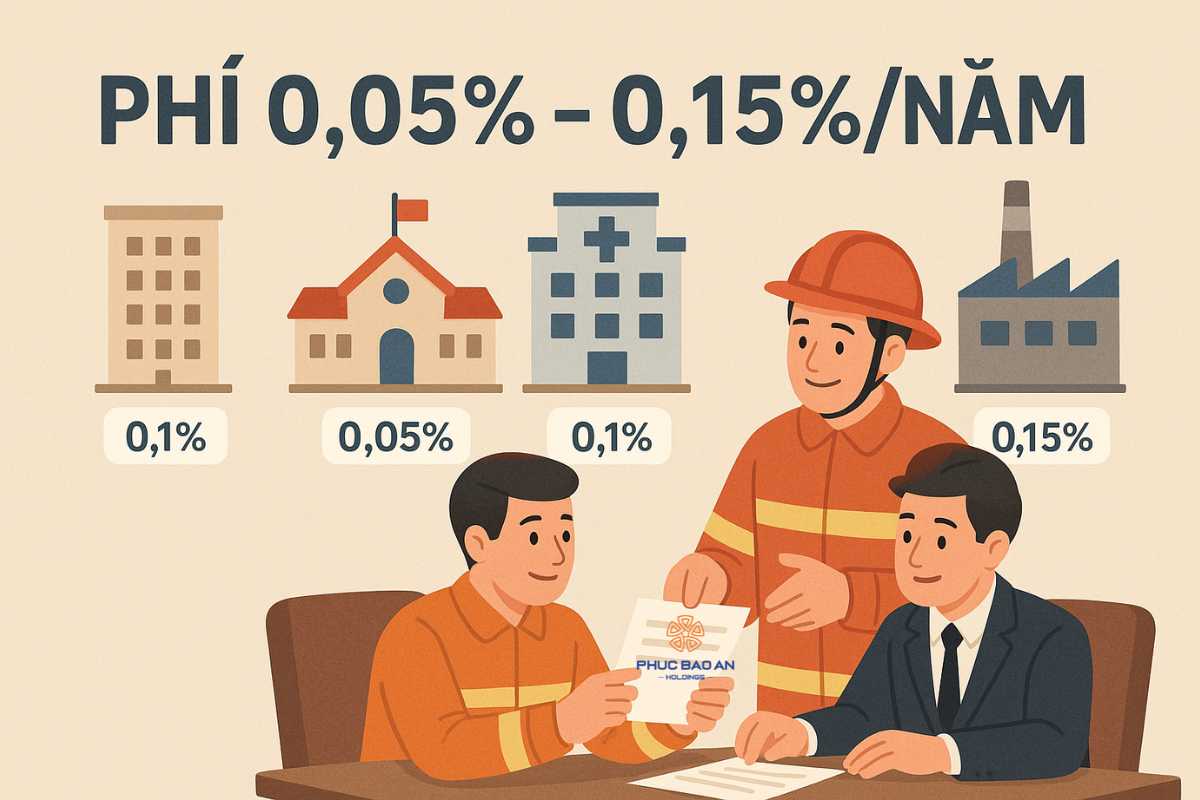 Mức phí Bảo hiểm cháy nổ 2025