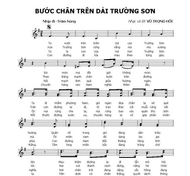 Bước Chân Trên Dải Trường Sơn – Vũ Trọng Hối