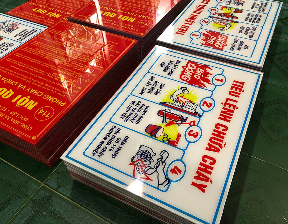 Giá Bán Bảng Tiêu Lệnh Phòng Cháy Chữa Cháy (Tham khảo 2025)