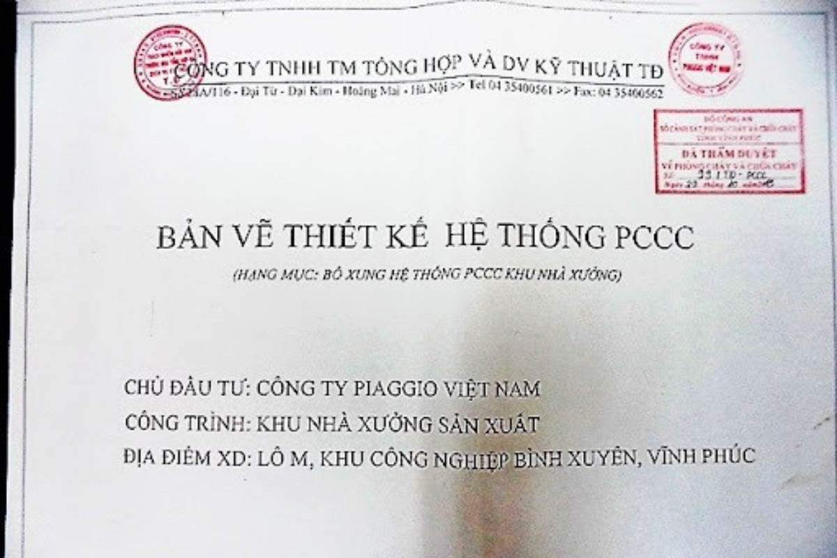 Khi nào phải lập hồ sơ thẩm duyệt PCCC?