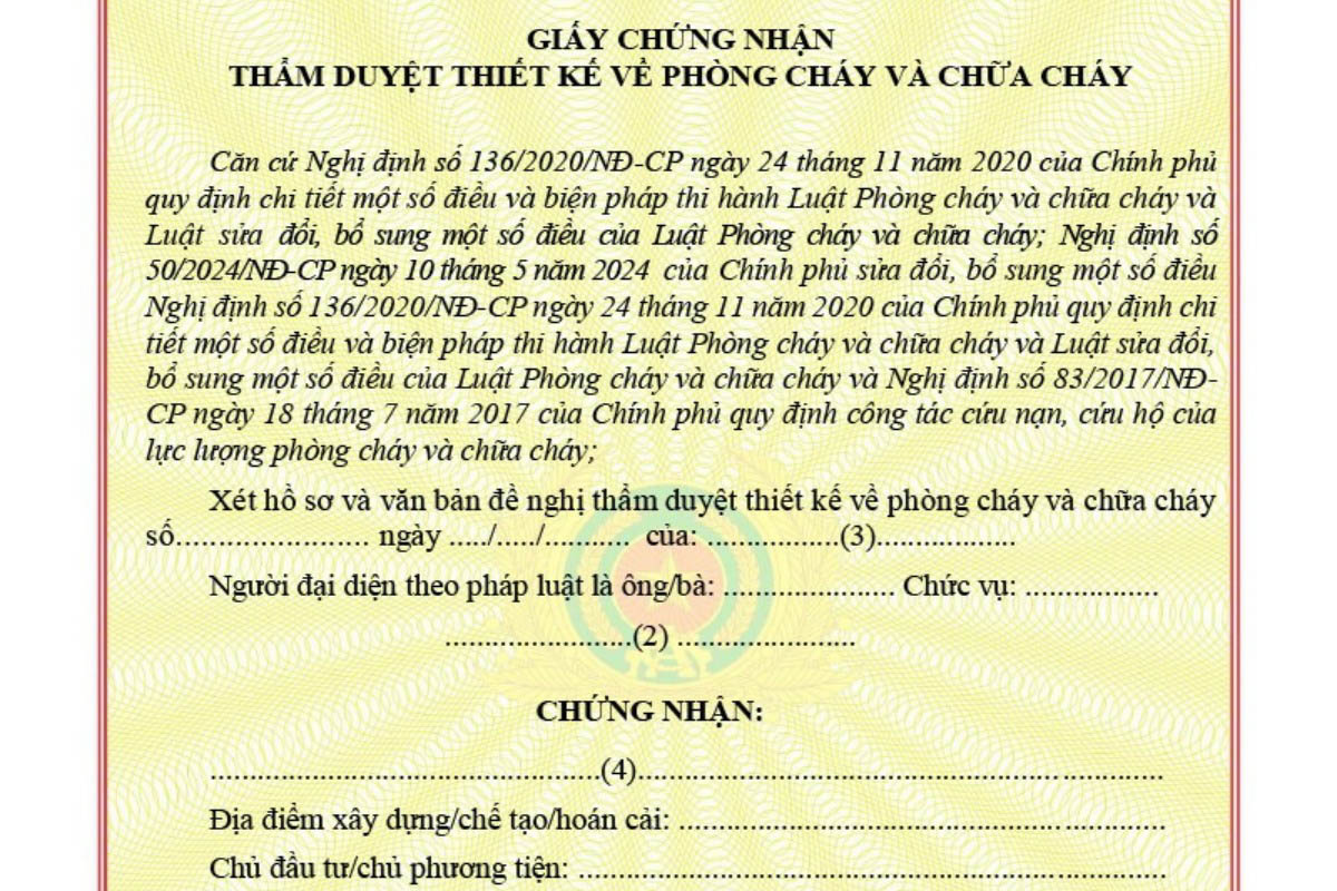 Hồ sơ thẩm duyệt PCCC là gì?