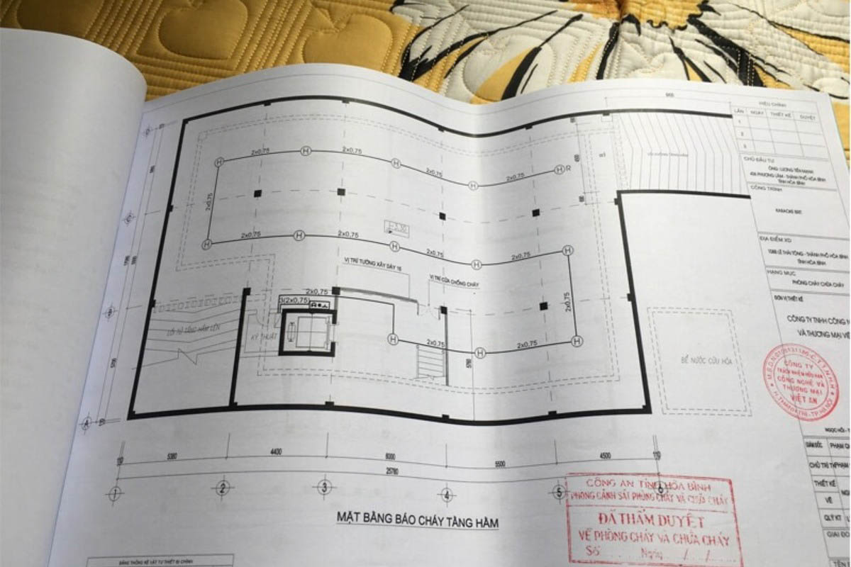 Thành phần chi tiết của hồ sơ thẩm duyệt PCCC (mẫu & bắt buộc)