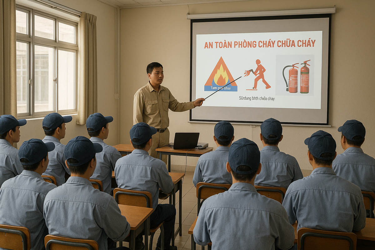 Tổ chức huấn luyện, bồi dưỡng nghiệp vụ PCCC và CNCH