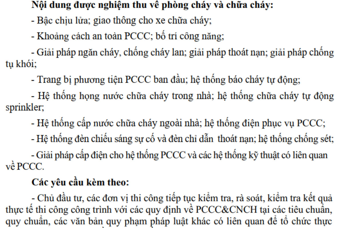 Làm việc sớm với đơn vị tư vấn thiết kế và Cảnh sát PCCC