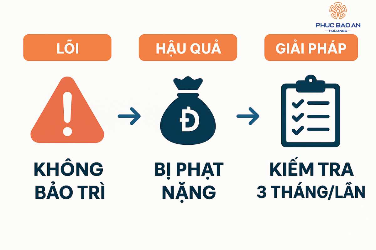 Bảng so sánh nhanh – Lỗi, Hậu quả, Giải pháp