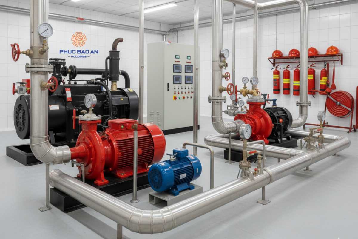Hệ thống trạm bơm PCCC — Thiết kế, lắp đặt, vận hành & nghiệm thu