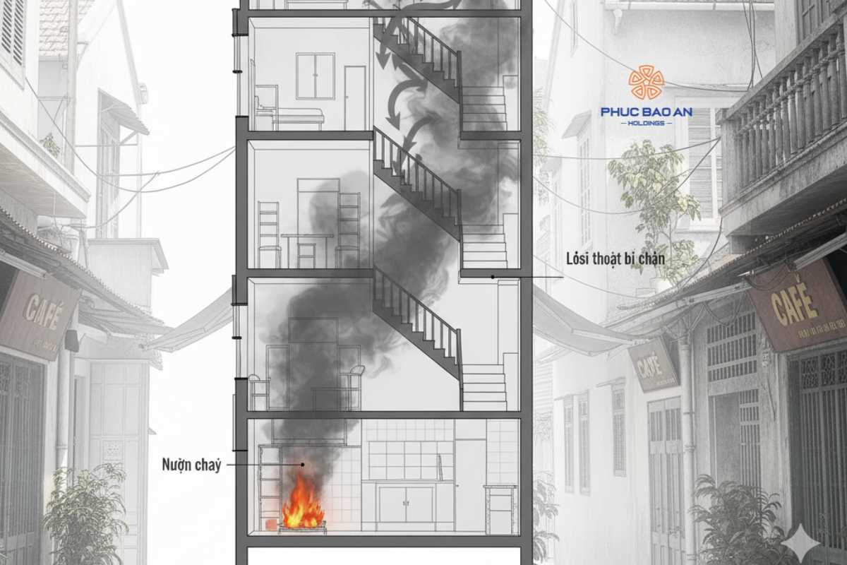 Hiểm họa cháy nổ trong nhà ống – Vì sao dễ trở thành “bẫy lửa”?