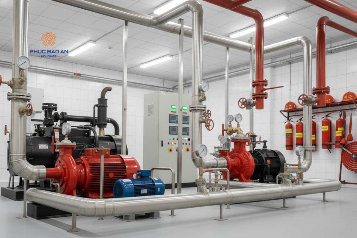 Thành phần chính của trạm bơm PCCC