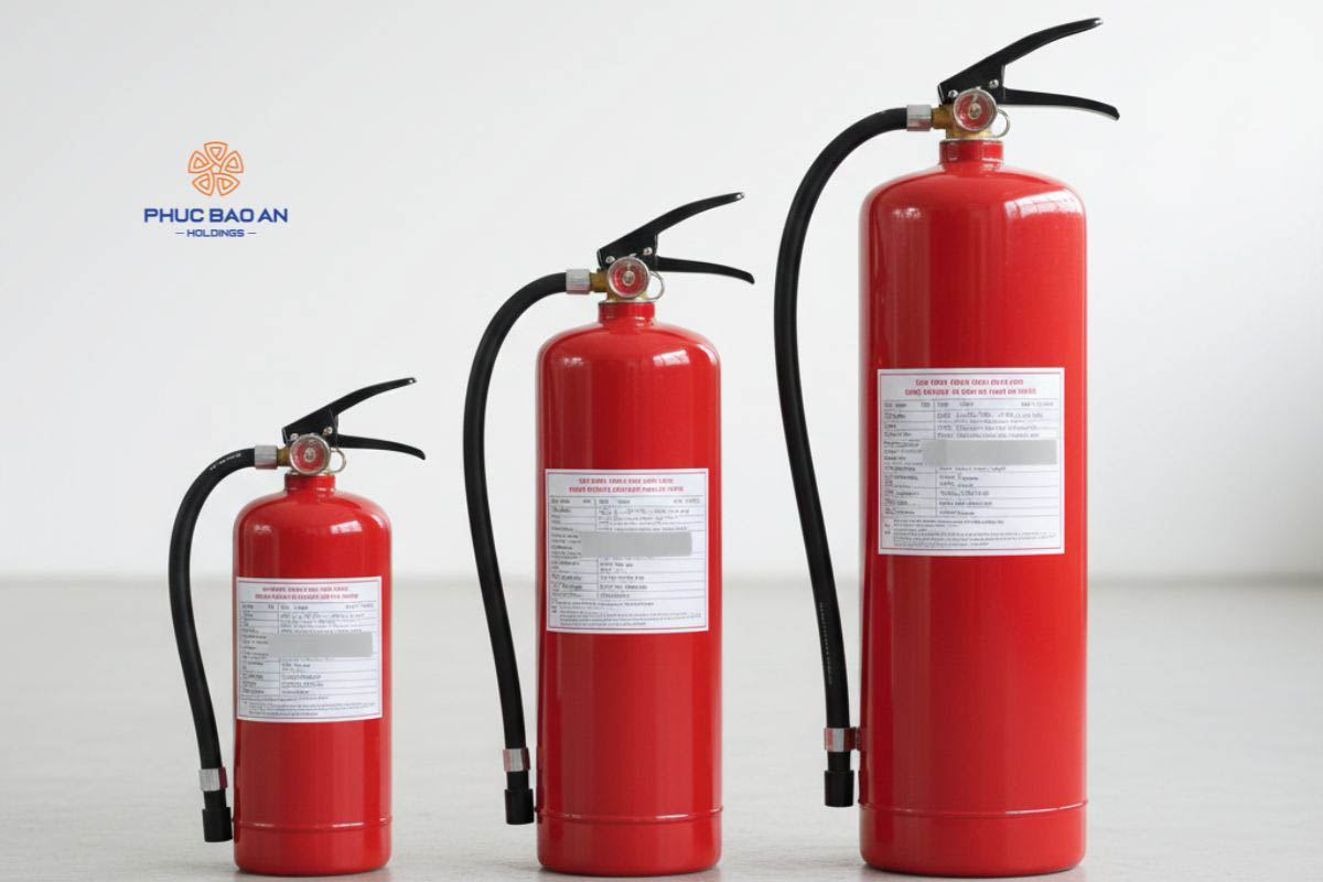 Thành phần – Cấu tạo của bình chữa cháy bột