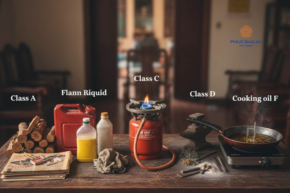 Phân loại đám cháy